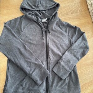 Daisy Fuentes Gray Hooded Jacket